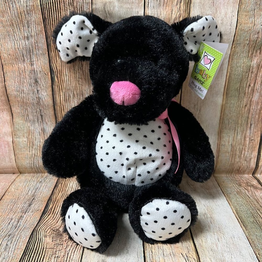 Ganz Plush - Baby Ganz - LICORICE PUPPY (12 inch) - New